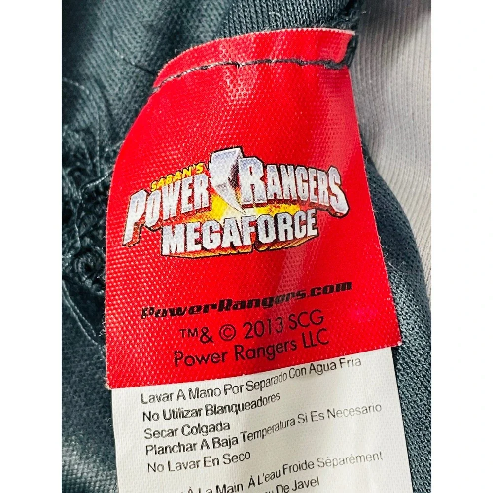 Power Rangers Robo Knight Costume Kids M 7-8 Megaforce Gray Gold Suit